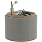 Round Coffee Table with Hidden Storage - Grey