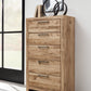 Hyanna - Tan Brown - Five Drawer Chest