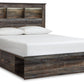 Drystan - Panel Bookcase Bed