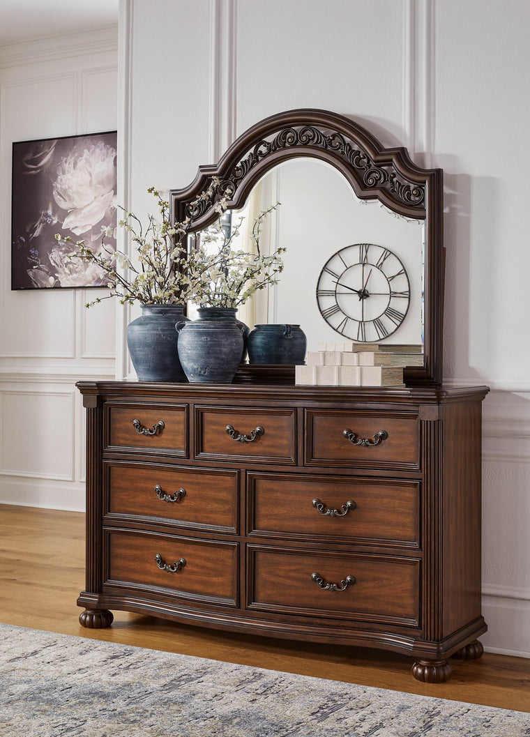 Lavinton - Brown - Dresser And Mirror - Forward Furniture