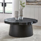 Wimbell - Black - Round Cocktail Table