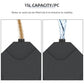 Black 4-Piece Portable Umbrella Base Weights