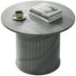 24" Round Coffee Table - Cement Grey