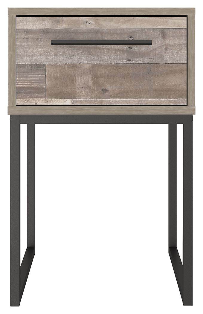 Neilsville - Whitewash - One Drawer Night Stand - Vinyl-Wrapped - Forward Furniture