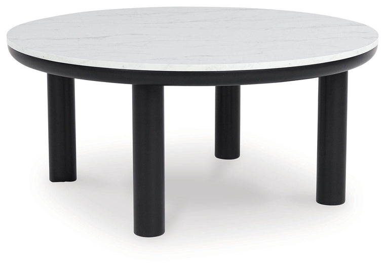 Xandrum - Black / White - Occasional Table Set (Set of 3) - Forward Furniture