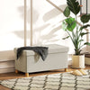 Storage Ottoman Bench, Velvet Upholstered Foldable Ottoman Footrest, Foot Stool with Wood Legs for Living Room, Bedroom