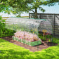 Tunnel Tomato Greenhouse with 4 Hoops and Top Tap, Pointed Bottom and Guy Ropes, 157.5" x 47.2" x 66.9", Clear