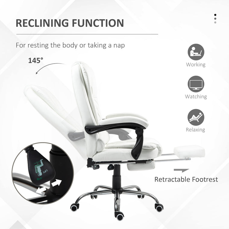 Executive Office Chair with Footrest