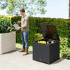67-Gallon Rattan Deck Box with Waterproof Liner