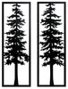 Bondwell - Indoor/Outdoor Wall Decor Set (Set of 2) - Black