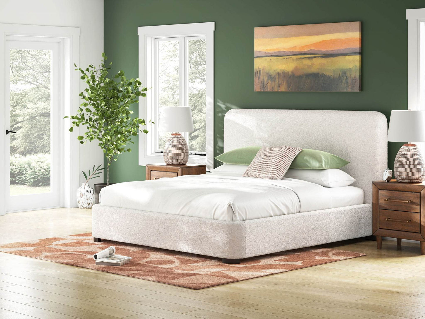 Brintstreet - Beige - King Upholstered Bed - Forward Furniture