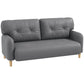 58" Loveseat Sofa with Wood Frame - Grey