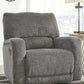 Wittlich - Dark Gray - Swivel Glider Recliner