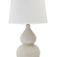 Saffi - Ceramic Table Lamp  - Cream