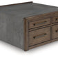 Kallenny - Brown / Gray - Square Cocktail Table - Forward Furniture