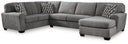 3 Pc. Right Arm Facing Corner Chaise Sectional