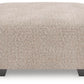 Seyler Lane - Beige - Oversized Accent Ottoman