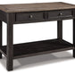 Tyler - Grayish Brown / Black - Sofa Table