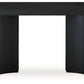 Rowanbeck - Black - Oval Dining Room Table