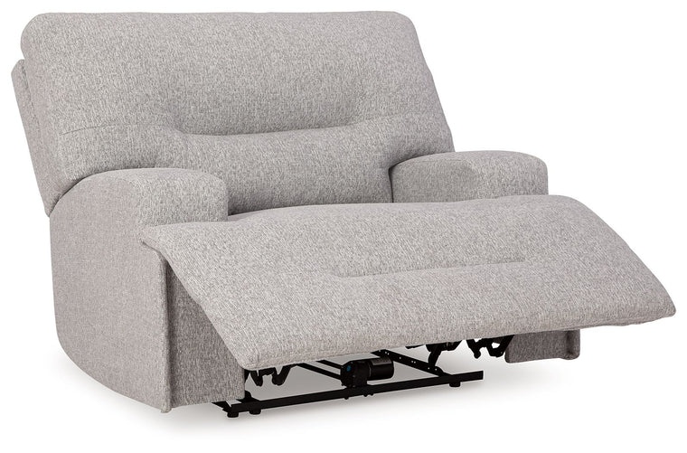 Acklen Place - Wide Seat Power Recliner - Pewter