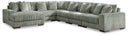 6 Pc. Left Arm Facing Corner Chaise Sectional