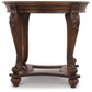 Norcastle - Dark Brown - Round End Table