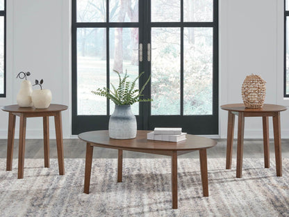 Gordonay - Brown - Occasional Table Set (Set of 3) - Forward Furniture