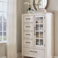 Shaybrock - Antique White / Brown - Door Chest