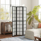 3 Panel Room Divider, 5.6 ft Folding Wall Divider Room Partition for Home Office, Bedroom, Black