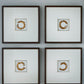 Dallbourne - White / Gold Finish - Wall Art Set (Set of 4) - Forward Furniture