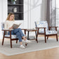 Upholstered Accent Chairs Set of 2 - Multicolored
