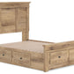 Makidern - Panel Storage Bed