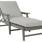 Visola - Gray - Chaise Lounge With Cushion