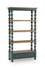 Finnworth - Bookcase - Blue / Brown