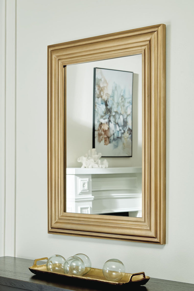 Keneriah - Accent Mirror - Gold Finish