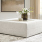 Ashbourne Estate - Oversized Accent Ottoman - Snowstone