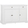 Sideboard Buffet Cabinet with 2 Drawers - White