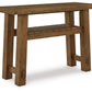 Mackifeld - Warm Brown - Sofa Table