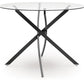 Pharwynn - Black - Round Dining Room Table