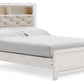 Altyra - White - Queen Panel Bookcase Bed With Roll Slats