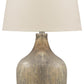 Mari - Gray / Gold Finish - Glass Table Lamp