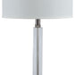 Deccalen - Clear / Silver Finish - Crystal Table Lamp