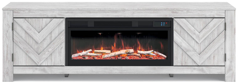 Cayboni - LG TV Stand With Fireplace Option - Forward Furniture