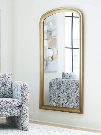 Fintan - Gold Finish - Floor Mirror - Forward Furniture