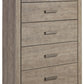 Culverbach - Gray - Five Drawer Chest