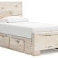 Lawroy - Panel Bed With Storage