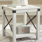 Bayflynn - Whitewash - Square End Table