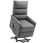 Lift Chair for Elderly, Power Chair Recliner with Remote Control, Side Pockets for Living Room, Dark Grey