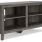 Arlenbry - Gray - Small Corner TV Stand