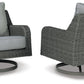 Elite Park - Swivel Lounge w/ Cushion - Gray